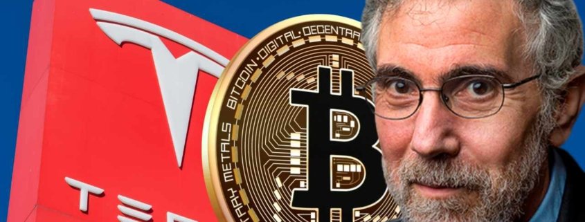 Nobel laureate Paul Krugman compares Tesla to bitcoin